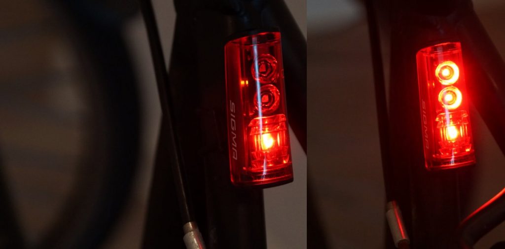 Sigma Blaze Test Fahrrad Rücklicht mit Bremslichtfunktion